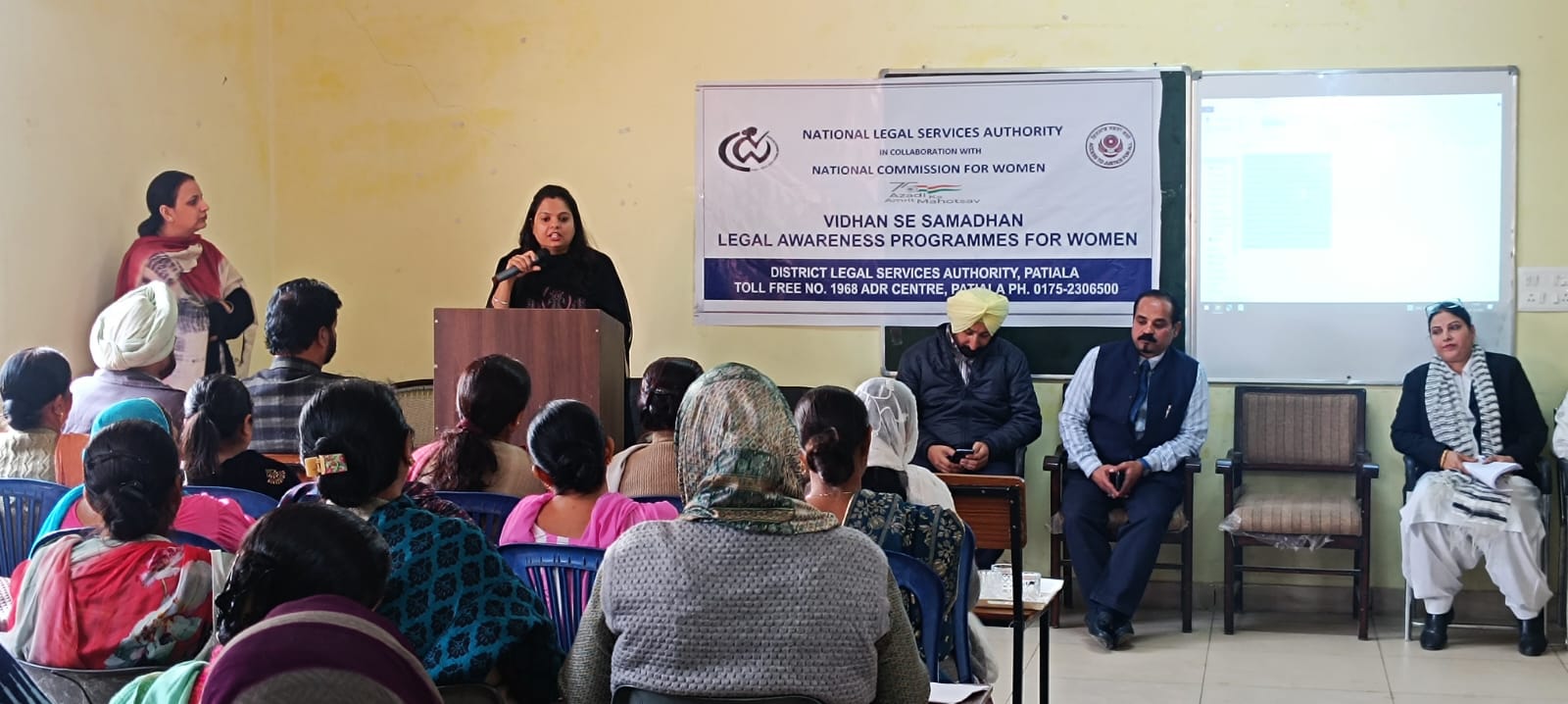 District Legal Services Authority gave information to women regarding legal rights
